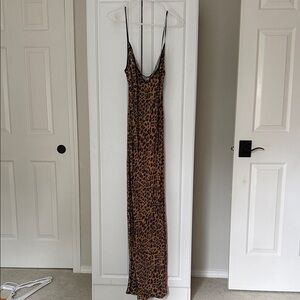 Rumored Daytona Maxi Dress | Leopard - XS
